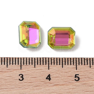Glass Rhinestone Cabochons RGLA-L029-03A-VRLA-1
