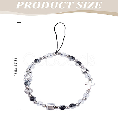1Pc Plastic Beads Mobile Straps for Women HJEW-LP0001-31-1