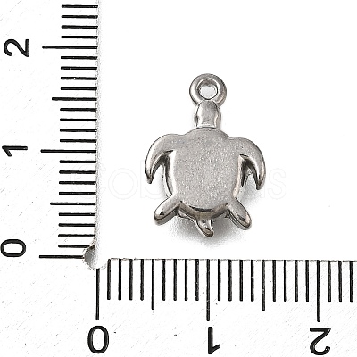 304 Stainless Steel Pendants STAS-C119-24F-P-1