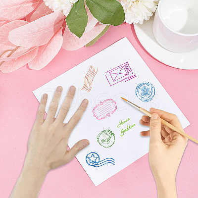 PVC Plastic Clear Stamps DIY-WH0439-0007-1