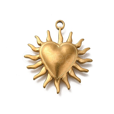 304 Stainless Steel Pendants STAS-H227-05G-06-1