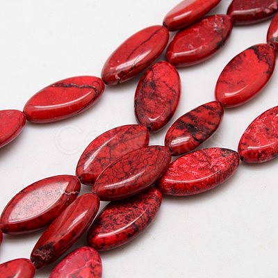 Natural Magnesite Beads Strands TURQ-L008-01D-1