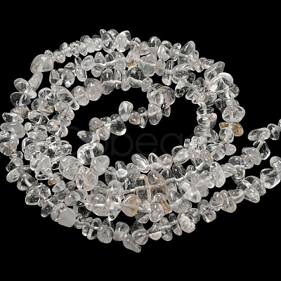 Natural Quartz Crystal Chip Beads Strands X-G-M205-01A-1