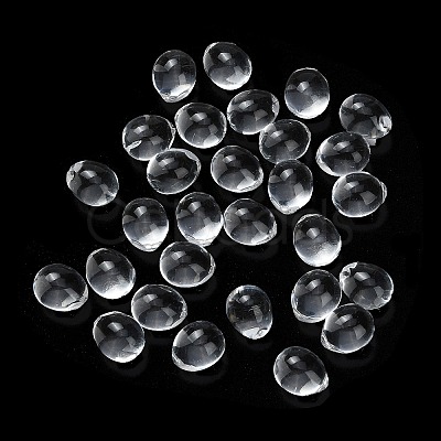 Imitation Crystal Transparent Acrylic Beads TACR-K005-01A-1