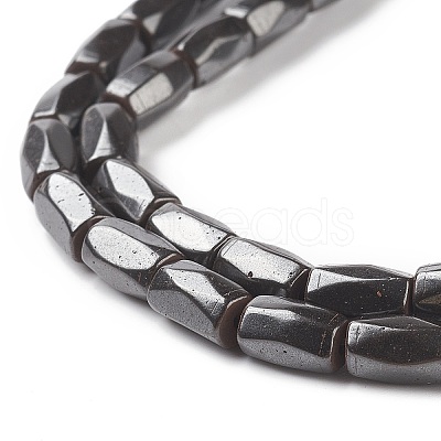 Magnetic Synthetic Hematite Beads Strands IM302-1