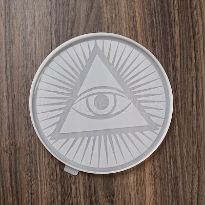 Eye of Providence/All-seeing Eye DIY Silicone Statue Mold AJEW-D052-02-1