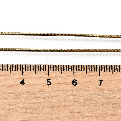 1.2MM 304 Stainless Steel Snake Chain Necklaces for Women Men STAS-V011-04B-G-1