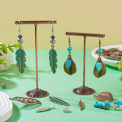 DIY Dangle Earring Making Kit DIY-SW0001-17-1