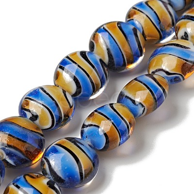 Handmade Lampwork Beads Strand LAMP-C008-09-1