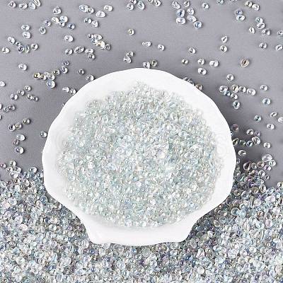 Transparent Electroplate Glass Beads EGLA-Q138-01A-1