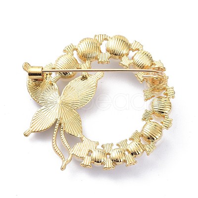 Alloy Brooch JEWB-D007-04G-1