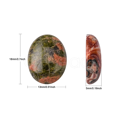 Gemstone Cabochons X-G-H1596-18x13x5mm-M-1