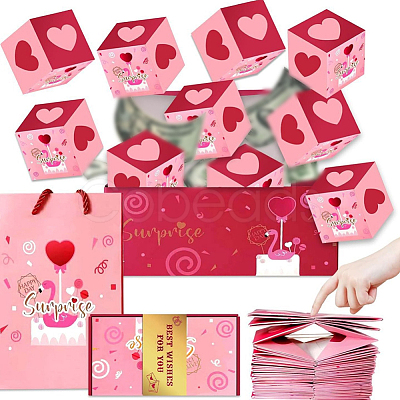 Birthday Cardboard DIY Surprise Gift Box Creative Bounce Boxes Sets DIY-WH20031-064C-1