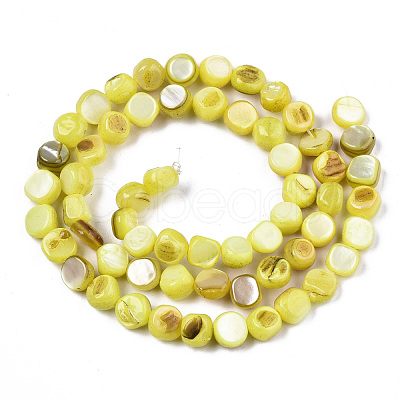 Natural Freshwater Shell Beads Strands SHEL-S276-110A-M-1