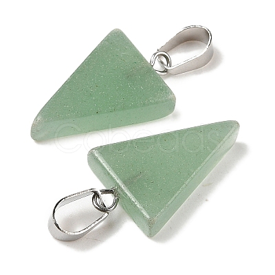 Natural Green Aventurine Pendants G-B127-04P-02-1