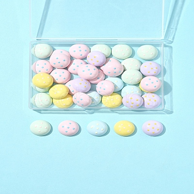 40Pcs Plastic Cabochons FIND-FS0004-35B-1