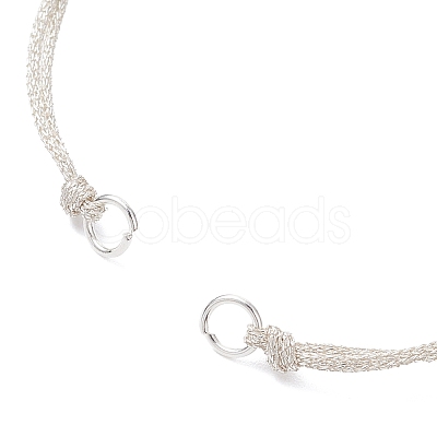 Polyester Cord Braided Bracelet Making AJEW-JB01377-1