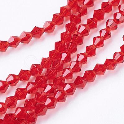 Imitation Austrian Crystal 5301 Bicone Beads GLAA-S026-11-1