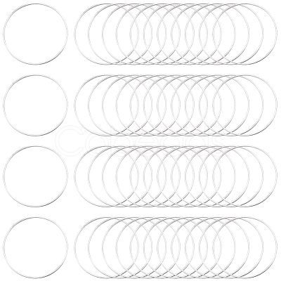 50Pcs Brass Linking Rings KK-SP0002-12A-1