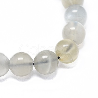 Natural Grey Moonstone Beads Strands G-F632-24-04-1