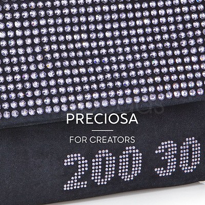 Preciosa® MAXIMA Crystal No Hotfix Flatback Stones Y-PRC-NSS12-10220-200-1