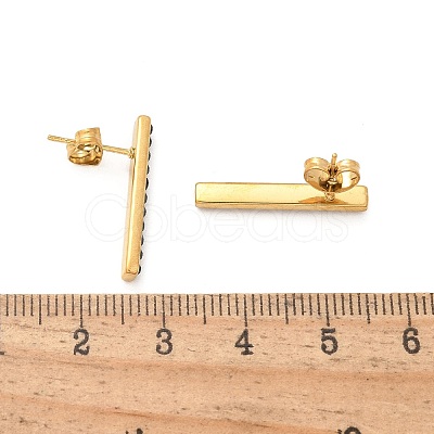 304 Stainless Steel Stud Earrings EJEW-F361-05G-1