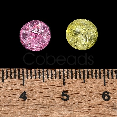 Transparent Crackle Acrylic Beads AC-CBA4496-12A-1