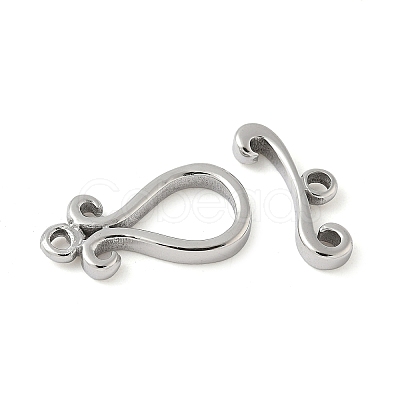 304 Stainless Steel Toggle Clasps STAS-H483-46P-1
