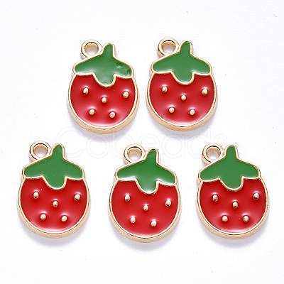 Alloy Enamel Pendants ENAM-N054-030-1