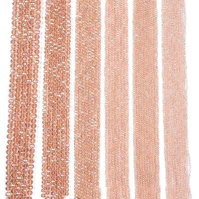 Electroplate Glass Beads Strands EGLA-A044-T2mm-B21-1