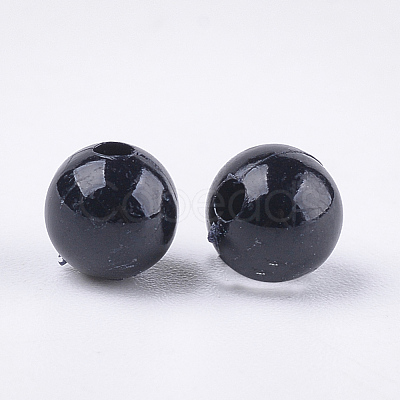 Opaque Plastic Beads X-KY-T005-6mm-616-1