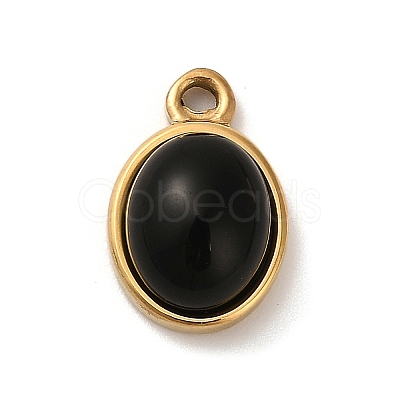 Natural Obsidian Pendants STAS-R009-04G-06-1