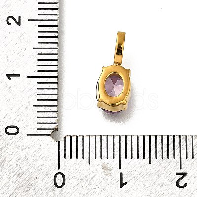 Ion Plating(IP) 304 Stainless Steel Rhinestone Pendants STAS-A104-11G-05-1