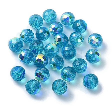 AB Color Plated Glass Beads EGLA-P059-02A-AB15-1