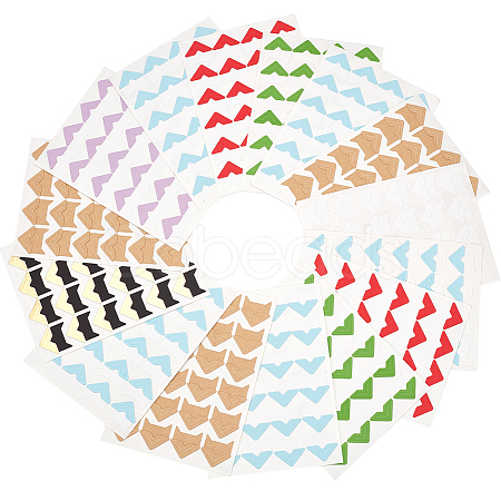 15 Sheets Photo Mounting Corners DIY-GF0007-23-1