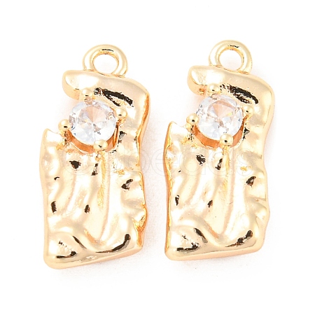 Brass Pendants KK-E090-13G-1