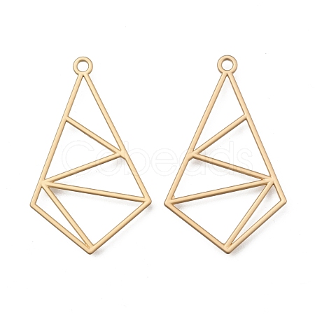 Smooth Surface Alloy Open Back Bezel Pendants X-PALLOY-S117-153-1