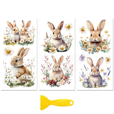 3 Sheets 3 Styles PVC Waterproof Decorative Stickers DIY-WH0404-619-1