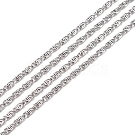 Tarnish Resistant 304 Stainless Steel Lumachina Chains CHS-R009-13-1