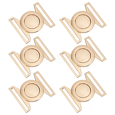6Sets Zinc Alloy Side Release Buckles FIND-BC0013-98A-1
