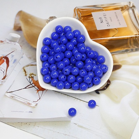 Opaque Acrylic Beads OACR-SZC0001-02A-17-1