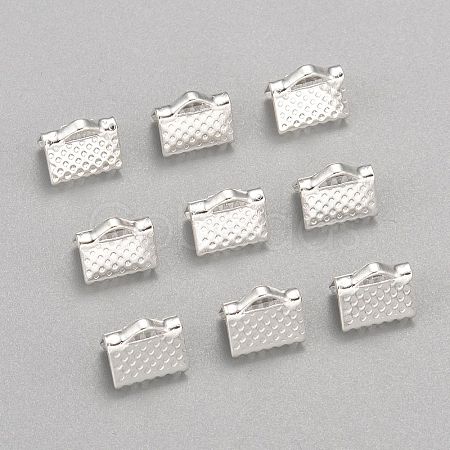Iron Ribbon Crimp Ends E004Y-S-01-1