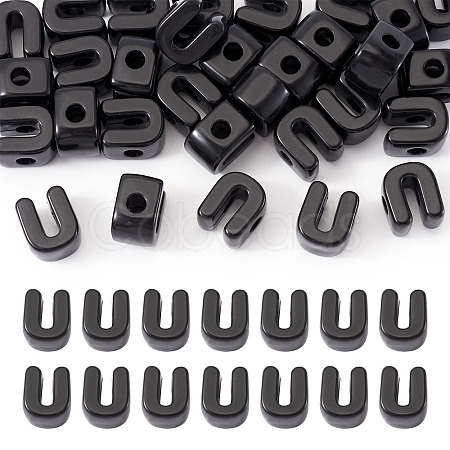 Acrylic European Beads OACR-TAC0013-14U-1