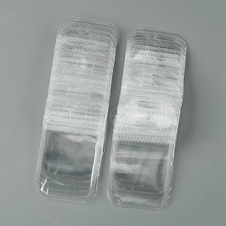 30Pcs Transparent Plastic Resealable Packaging Bags OPP-FS0001-06A-1