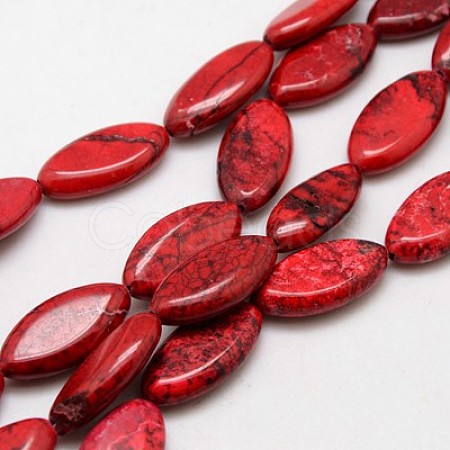 Natural Magnesite Beads Strands TURQ-L008-01D-1