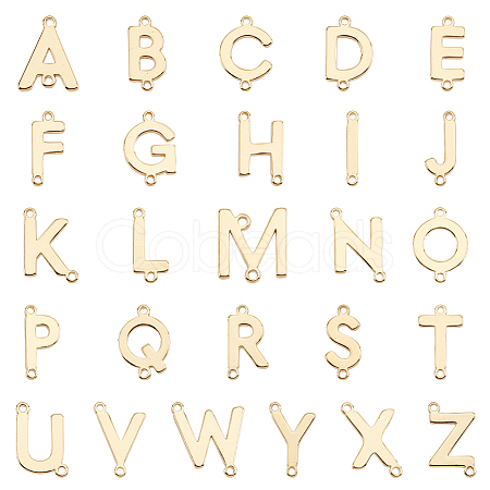 26Pcs 26 Styles Brass Connector Charms KK-PH0005-45-1