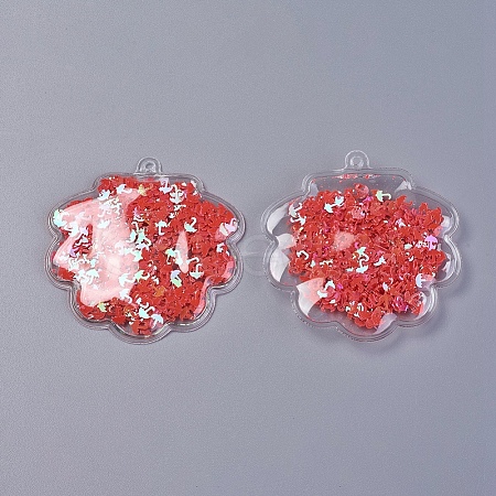 PVC Plastic Big Pendants KY-L075-02C-1