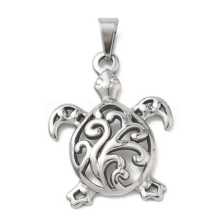 304 Stainless Steel Pendants STAS-B141-04C-P-1