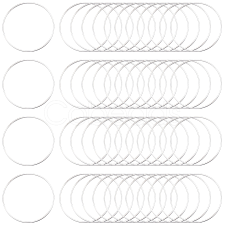 50Pcs Brass Linking Rings KK-SP0002-12A-1