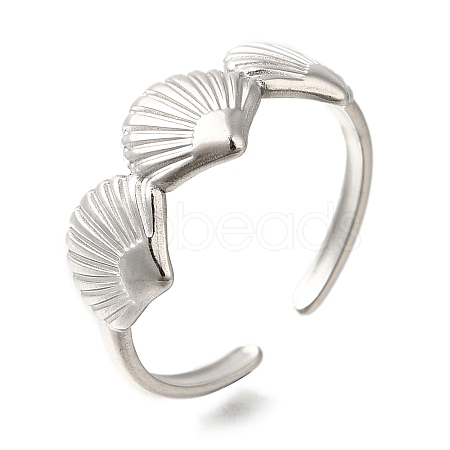 304 Stainless Steel Cuff Rings RJEW-Z074-04P-1